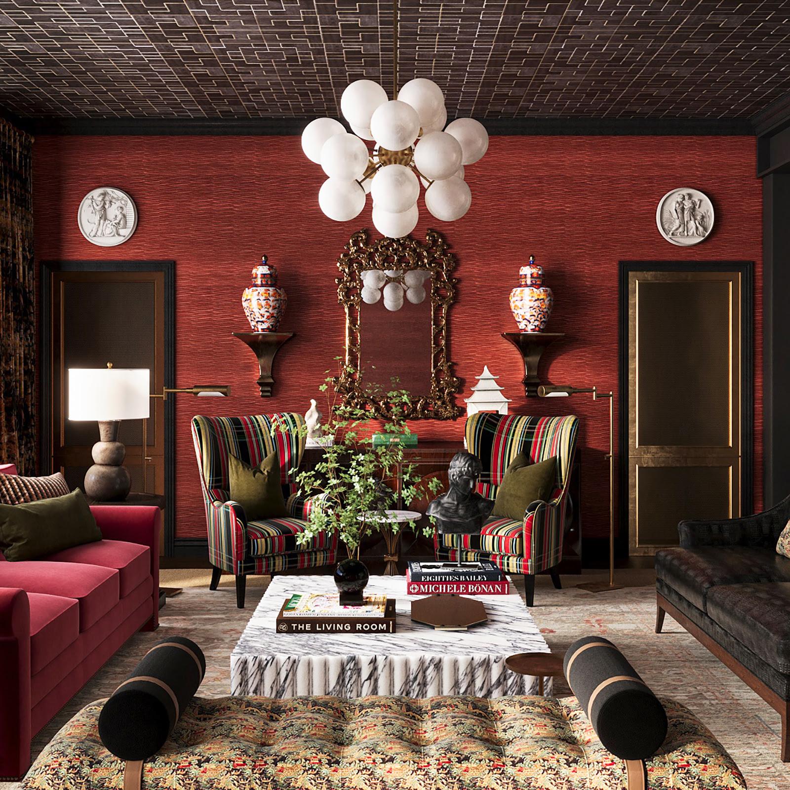 Shine Chandelier (Natural Brass with Swirl Glass) | Regina Andrew